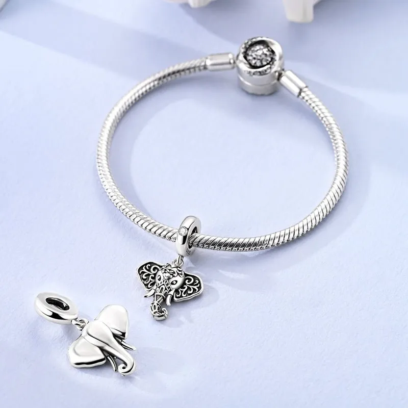 Ornate Elephant Dangle Charm sold by Pangama Jewelry product image thumbnail 2
