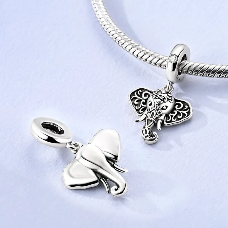 Ornate Elephant Dangle Charm sold by Pangama Jewelry product image thumbnail 3