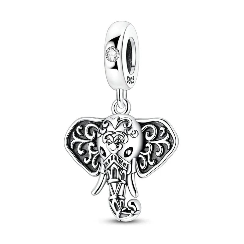 Ornate Elephant Dangle Charm sold by Pangama Jewelry