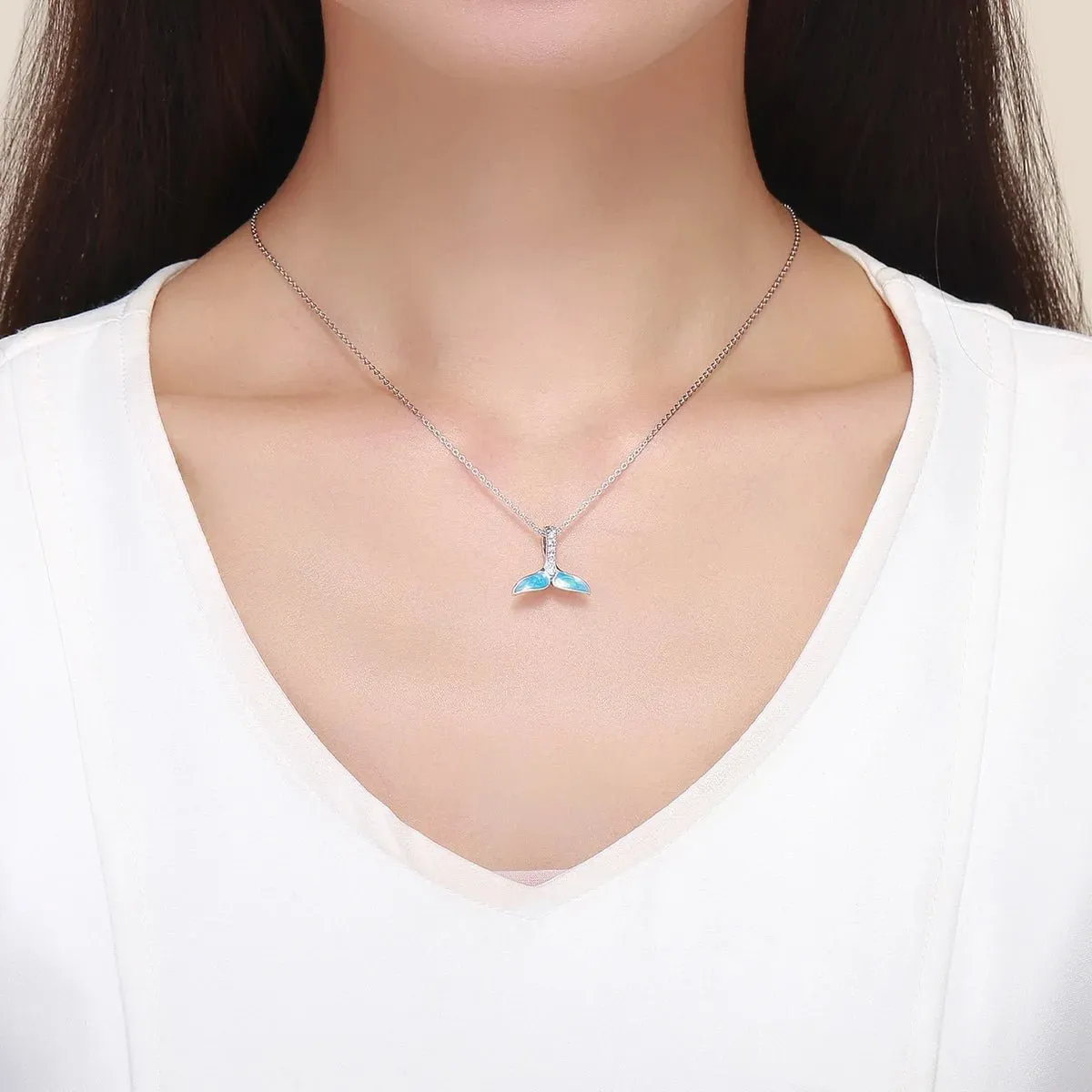 Blue Whale Tail Ocean Charm sold by Pangama Jewelry product image thumbnail 5