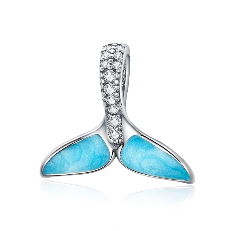 Blue Whale Tail Ocean Charm made by Pangama Jewelry