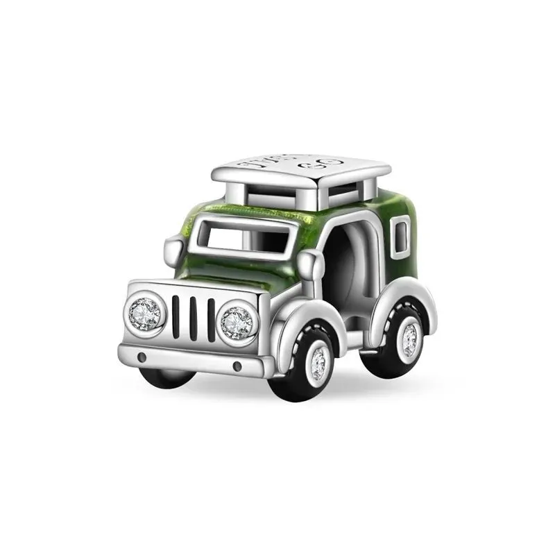 Two-tone Adventure Car Charm made by Pangama Jewelry