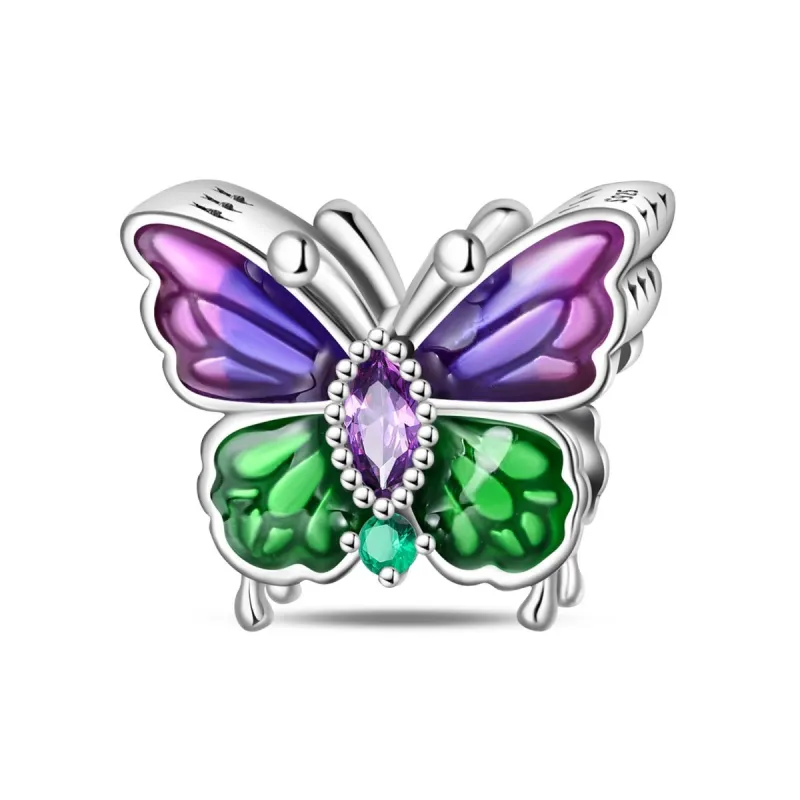 Colorful Butterfly Charm made by Pangama Jewelry