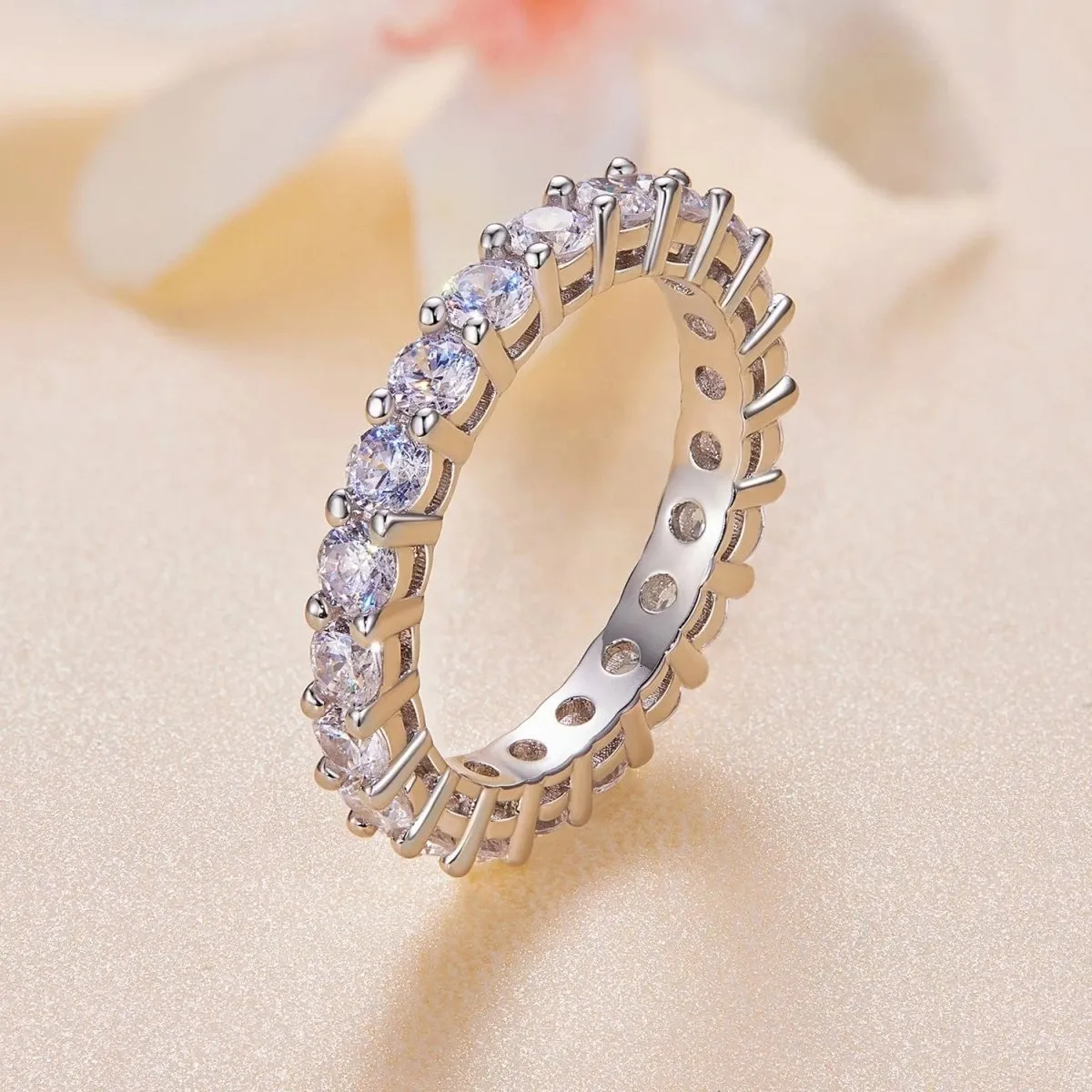 Pangama Moissanite Eternity Band sold by Pangama Jewelry product image thumbnail 2