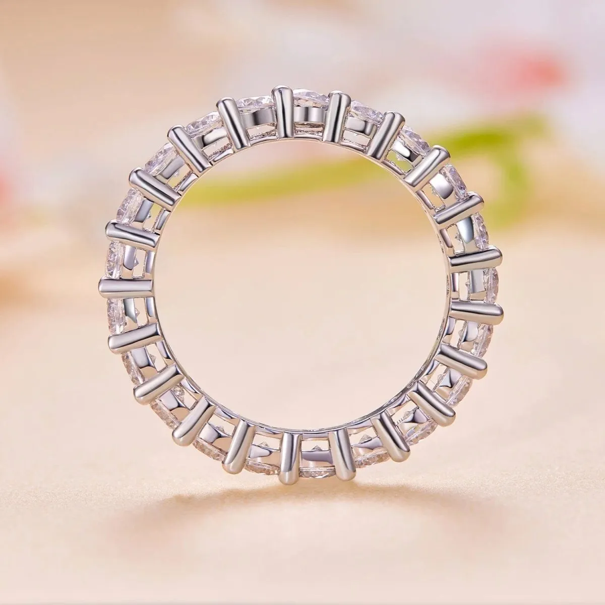 Pangama Moissanite Eternity Band sold by Pangama Jewelry product image thumbnail 4