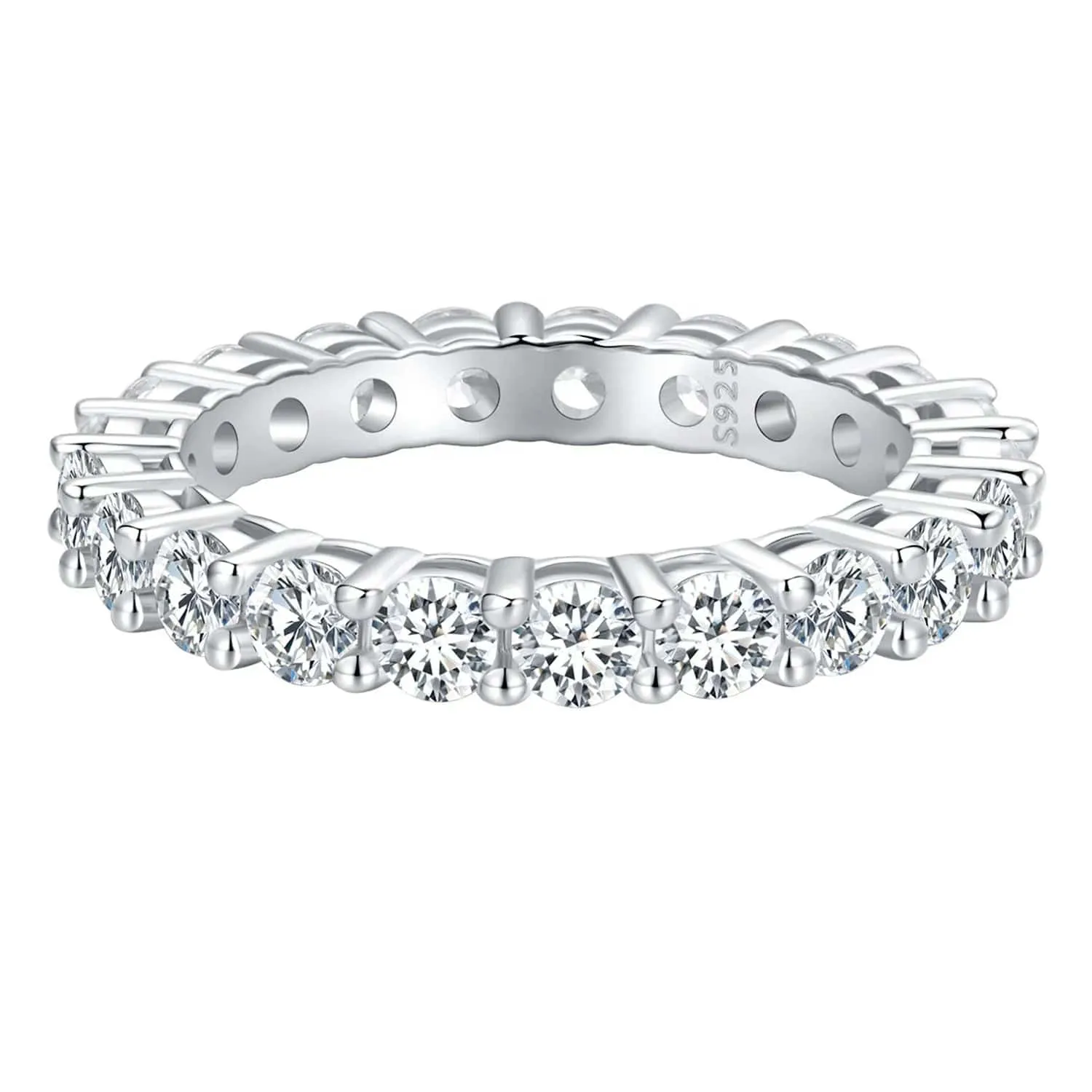 Pangama Moissanite Eternity Band sold by Pangama Jewelry