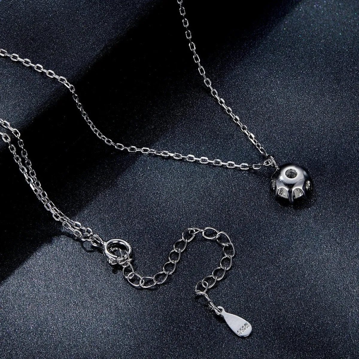 Pangama Moissanite Solitaire Necklace sold by Pangama Jewelry product image thumbnail 4