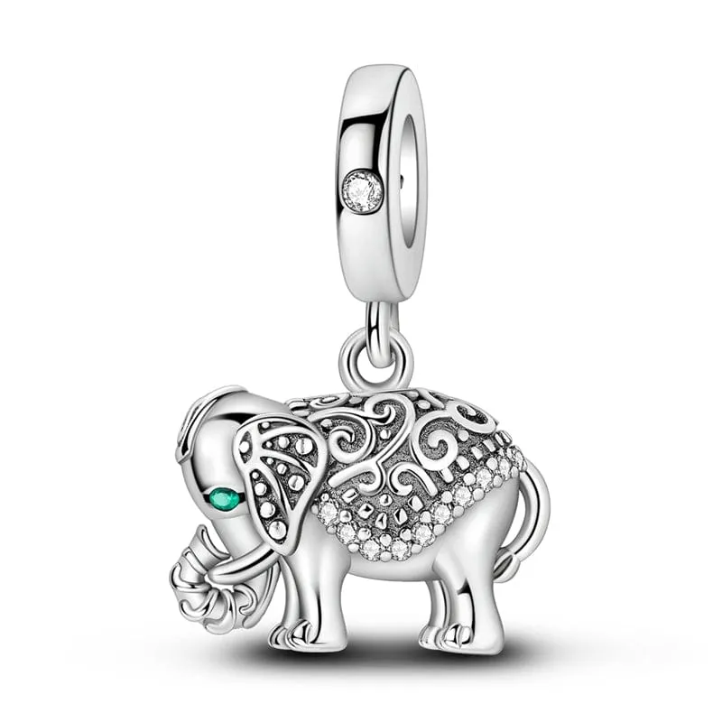 Elephant Dangle Charm made by Pangama Jewelry