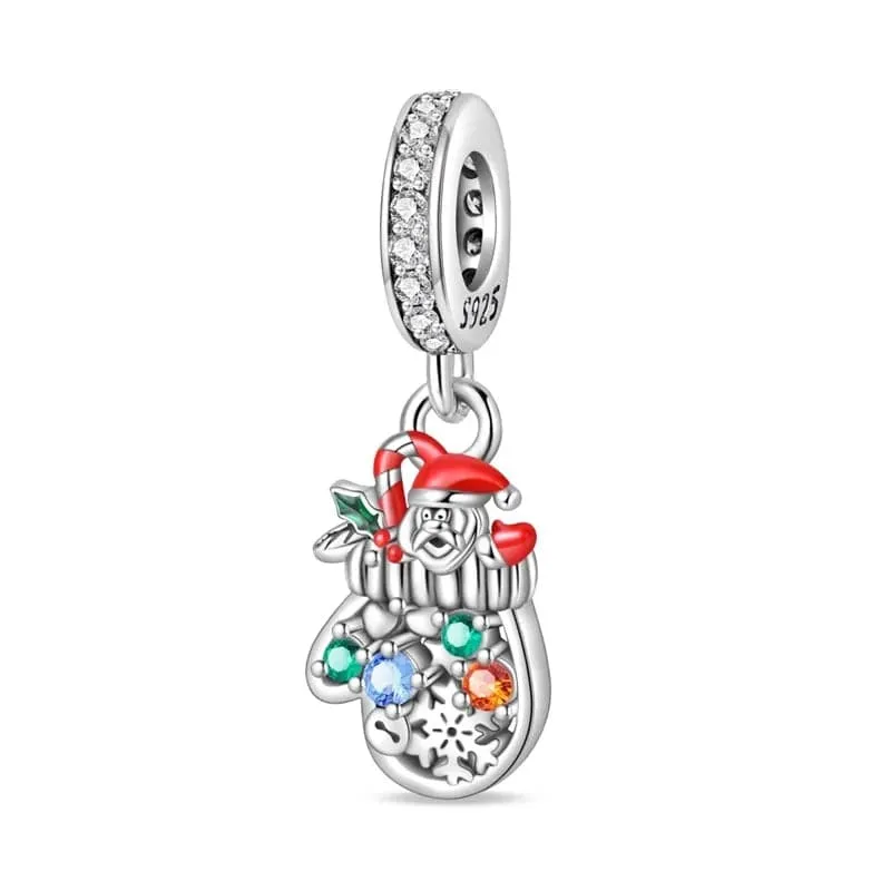 Santa & Stocking Festive Charm made by Pangama Jewelry