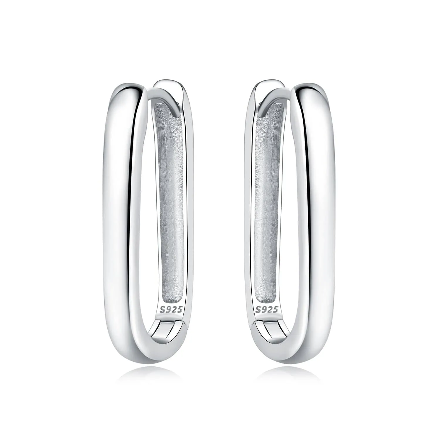 Minimalist Sleek Hoop Earrings sold by Pangama Jewelry