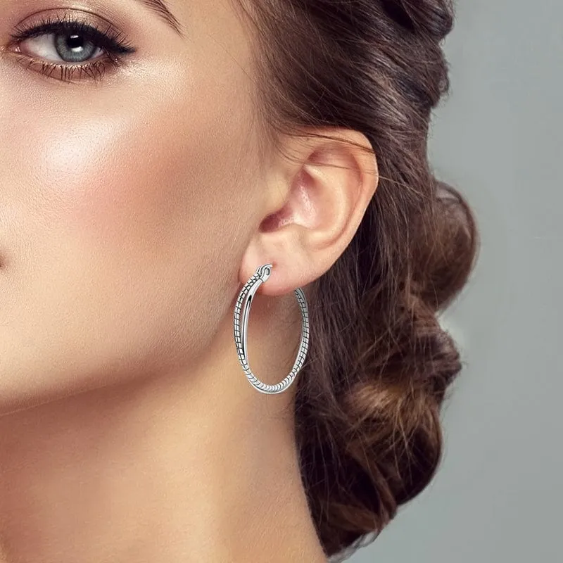 Elegant Twist Hoop Earrings sold by Pangama Jewelry product image thumbnail 3