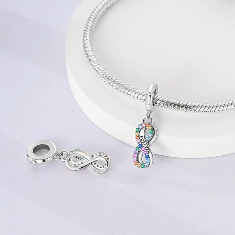 Sparkling Infinity Dangle Charm sold by Pangama Jewelry product image thumbnail 3