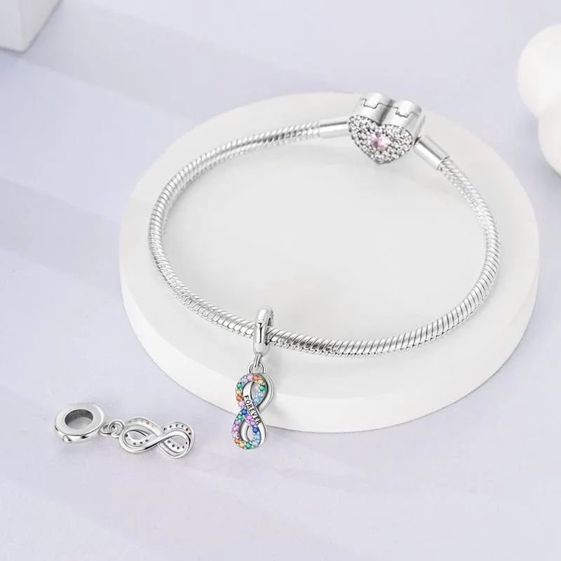 Sparkling Infinity Dangle Charm sold by Pangama Jewelry product image thumbnail 2
