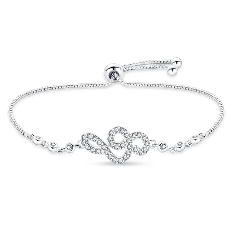 Elegant Infinity Crystal Bracelet made by Pangama Jewelry