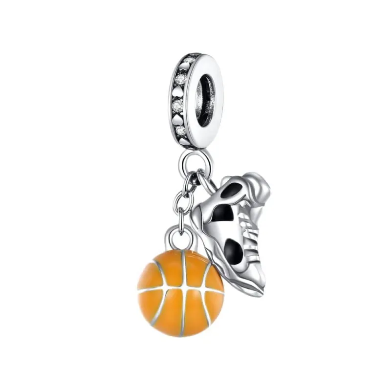 Basketball and Sneaker Charm made by Pangama Jewelry