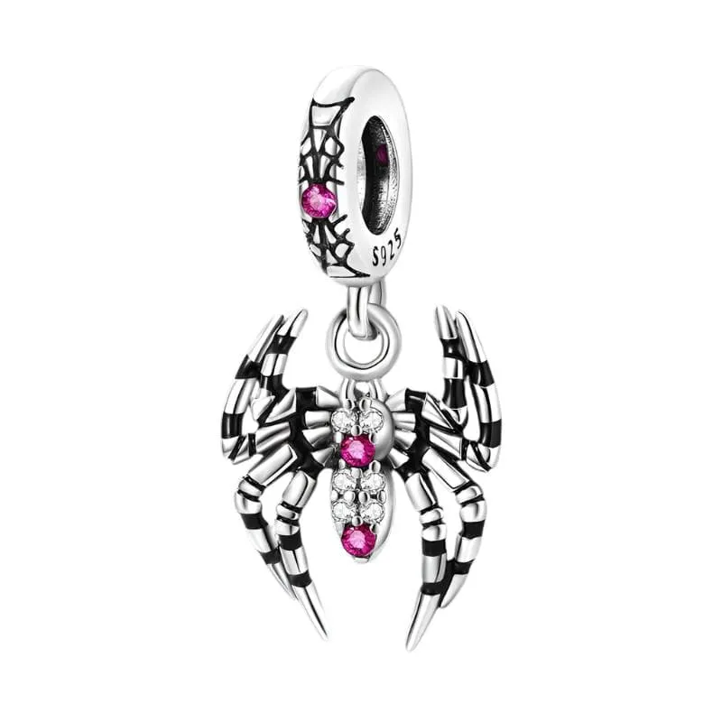Sparkling Spider Dangle Charm made by Pangama Jewelry