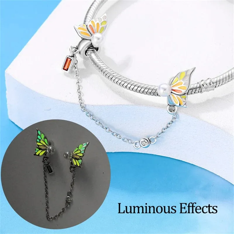 Butterfly Wings Safety Chain sold by Pangama Jewelry product image thumbnail 3