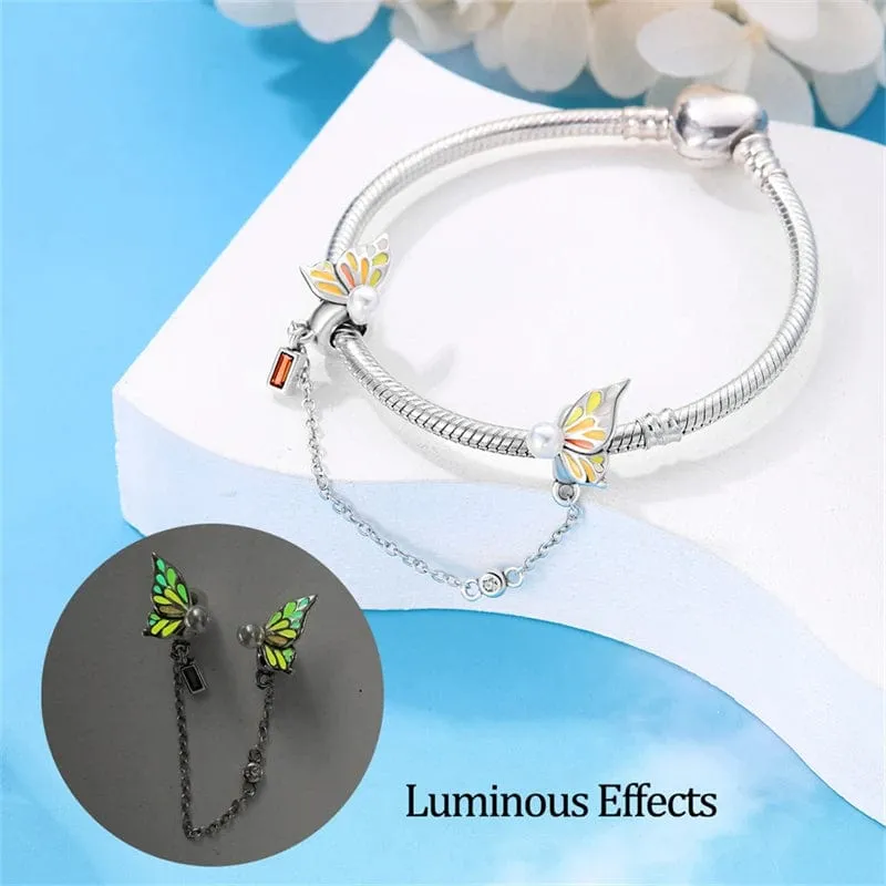 Butterfly Wings Safety Chain sold by Pangama Jewelry product image thumbnail 2