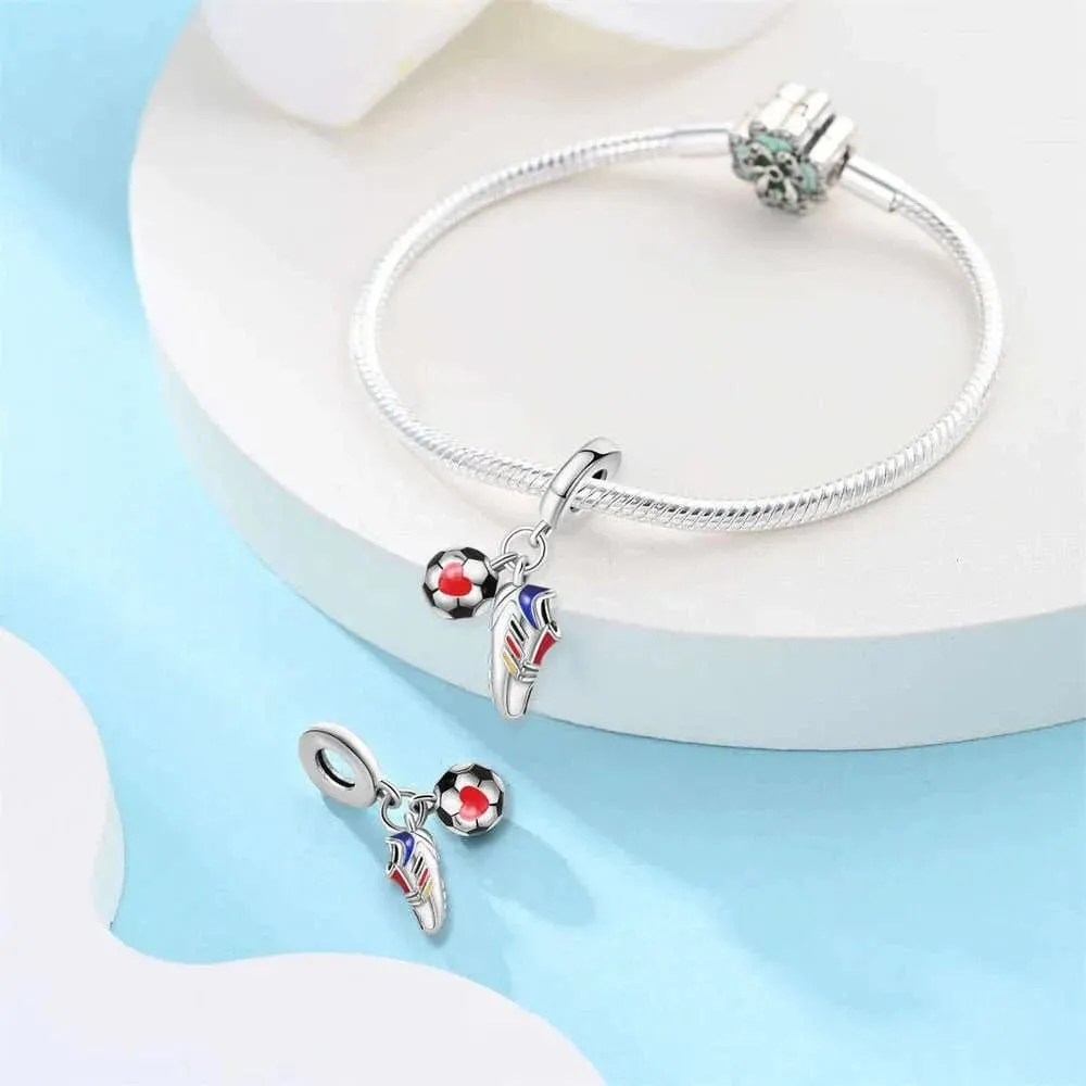 Football Shoe & Ball Dangle Charm sold by Pangama Jewelry product image thumbnail 2
