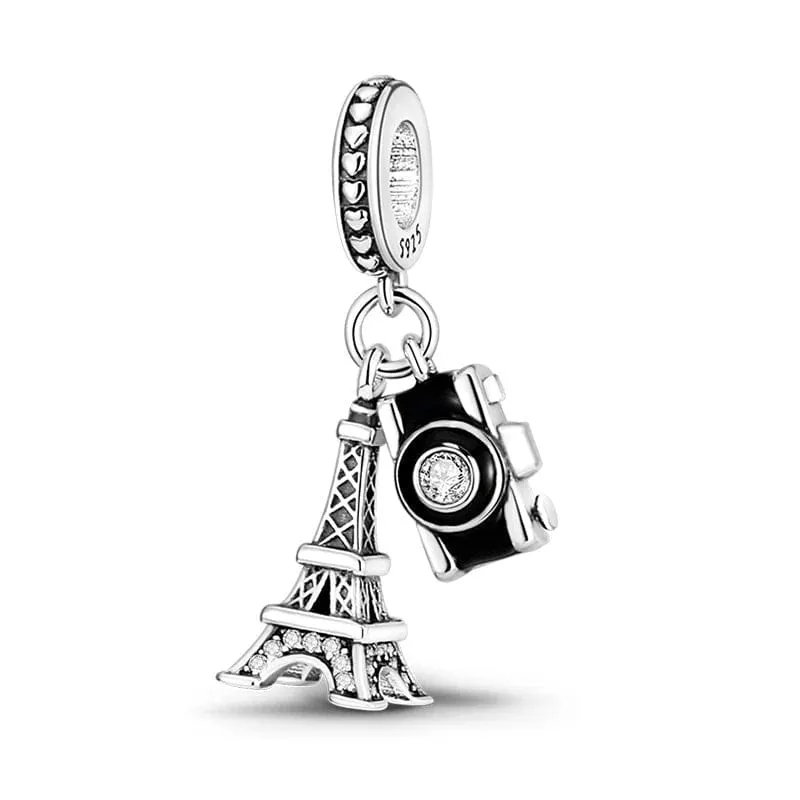Paris The Eiffel Tower Dangle Charm made by Pangama Jewelry