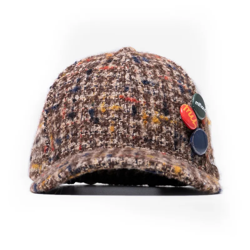 Button Wool Baseball Cap made by Mifland