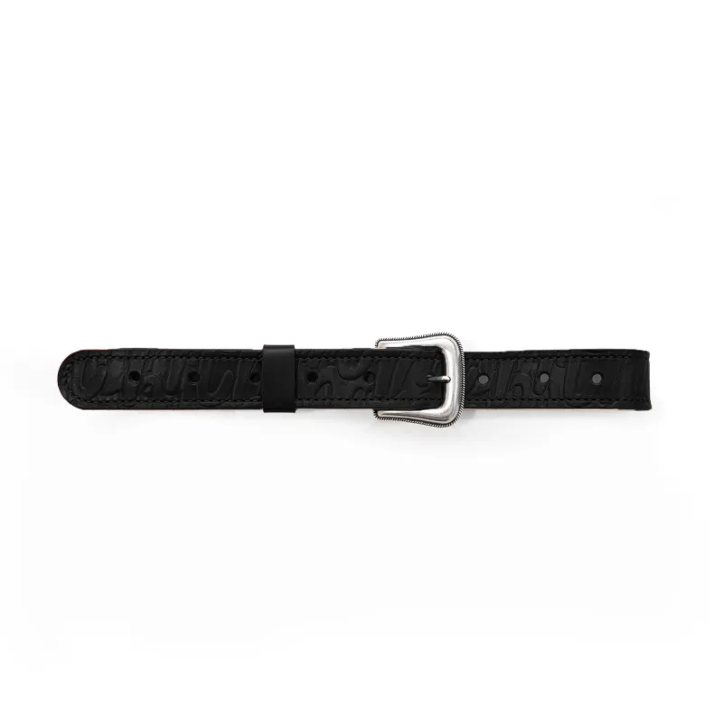 Vintage Italian Leather Belt made by Mifland