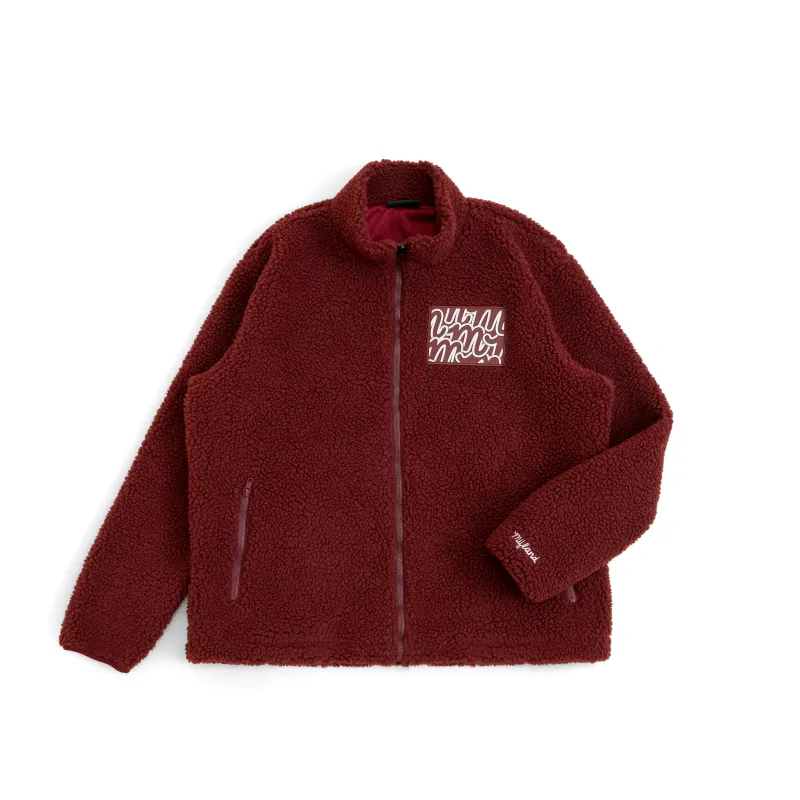 Fuzzy Fleece Full Zip made by Mifland