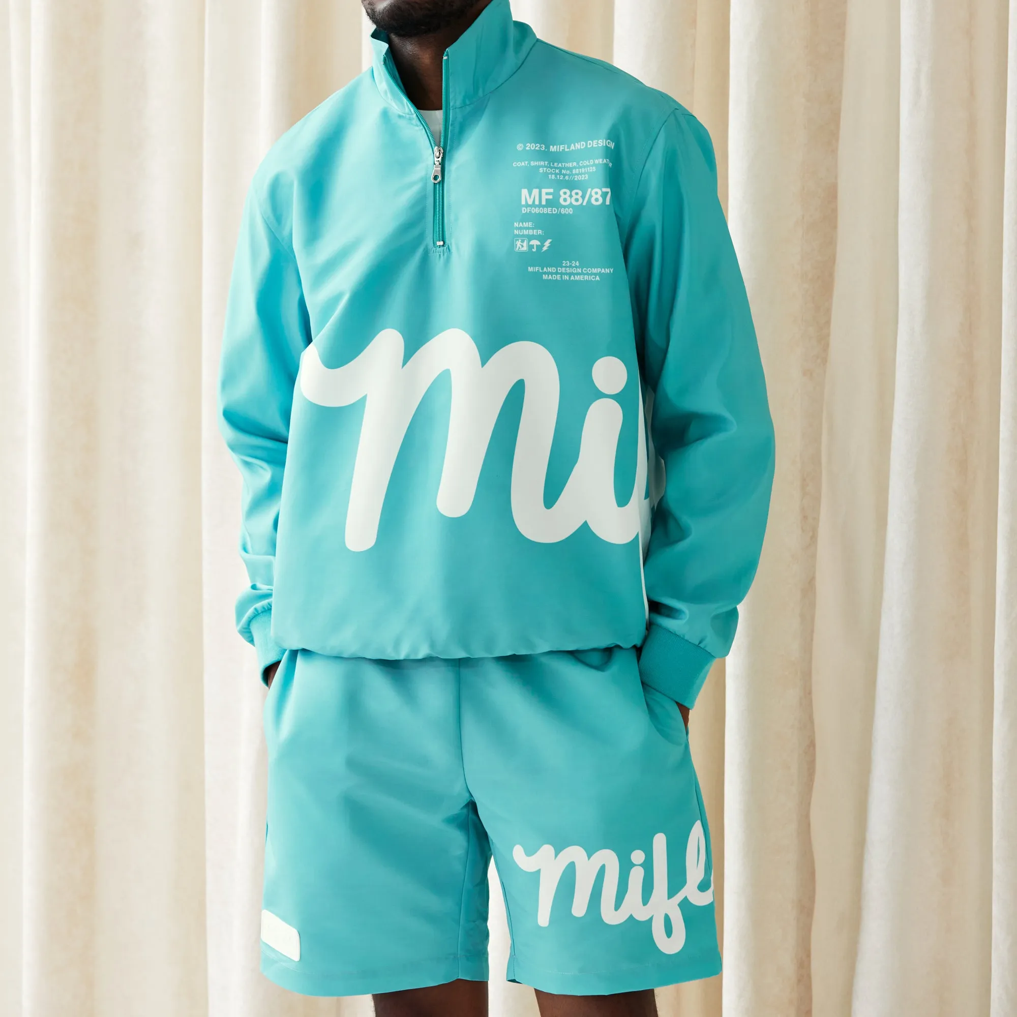 Track Jacket Half Zip sold by Mifland product image thumbnail 3