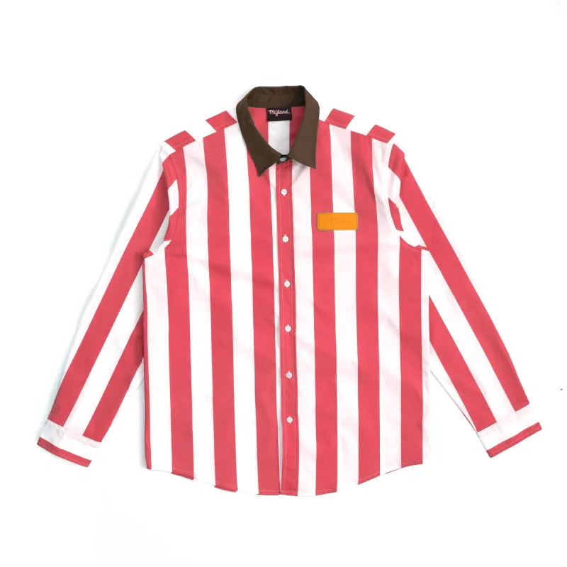 Lightweight Stripe Logo Shirt made by Mifland