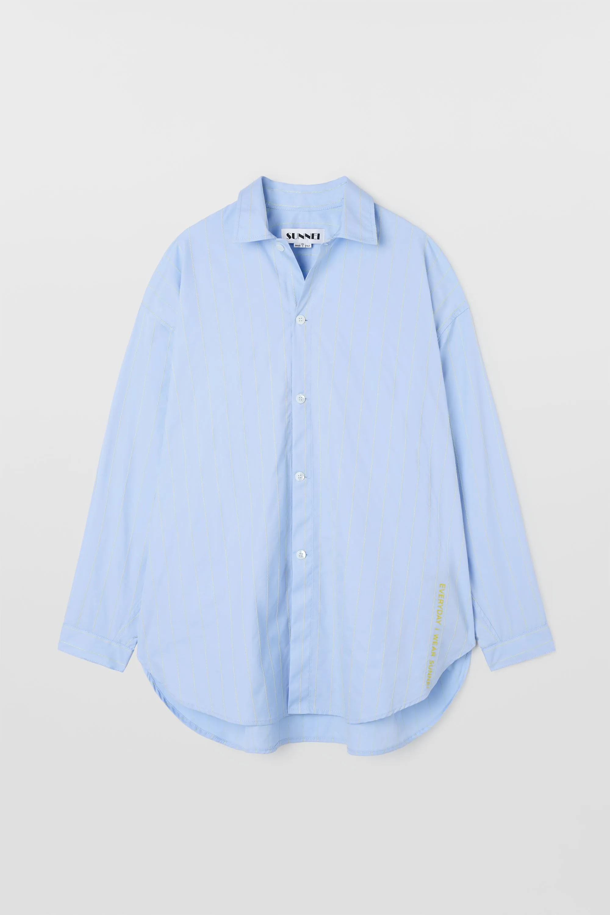 MEGA OVER SHIRT EMBROIDERY / wisteria sold by Sunnei