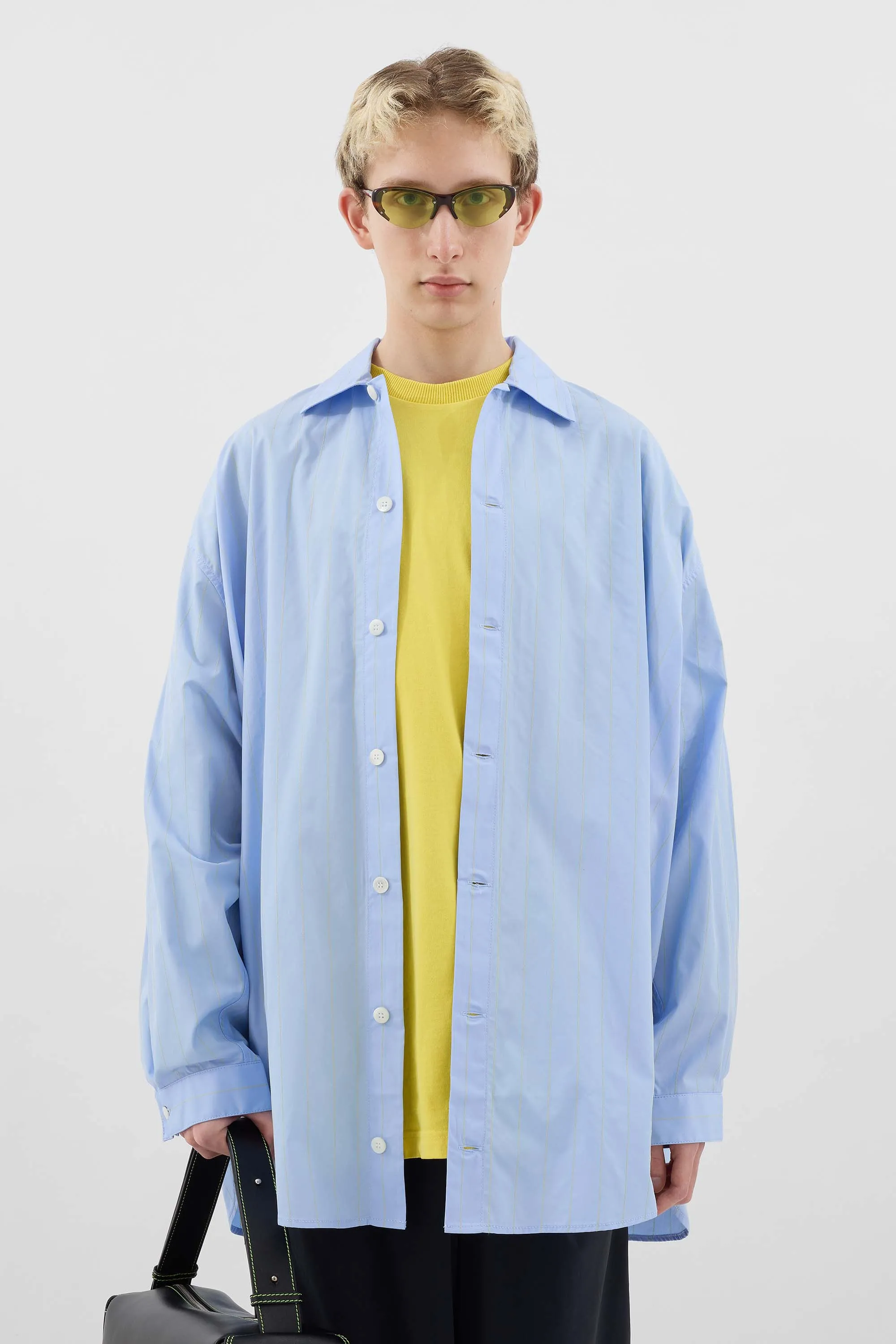 MEGA OVER SHIRT EMBROIDERY / wisteria sold by Sunnei product image thumbnail 2