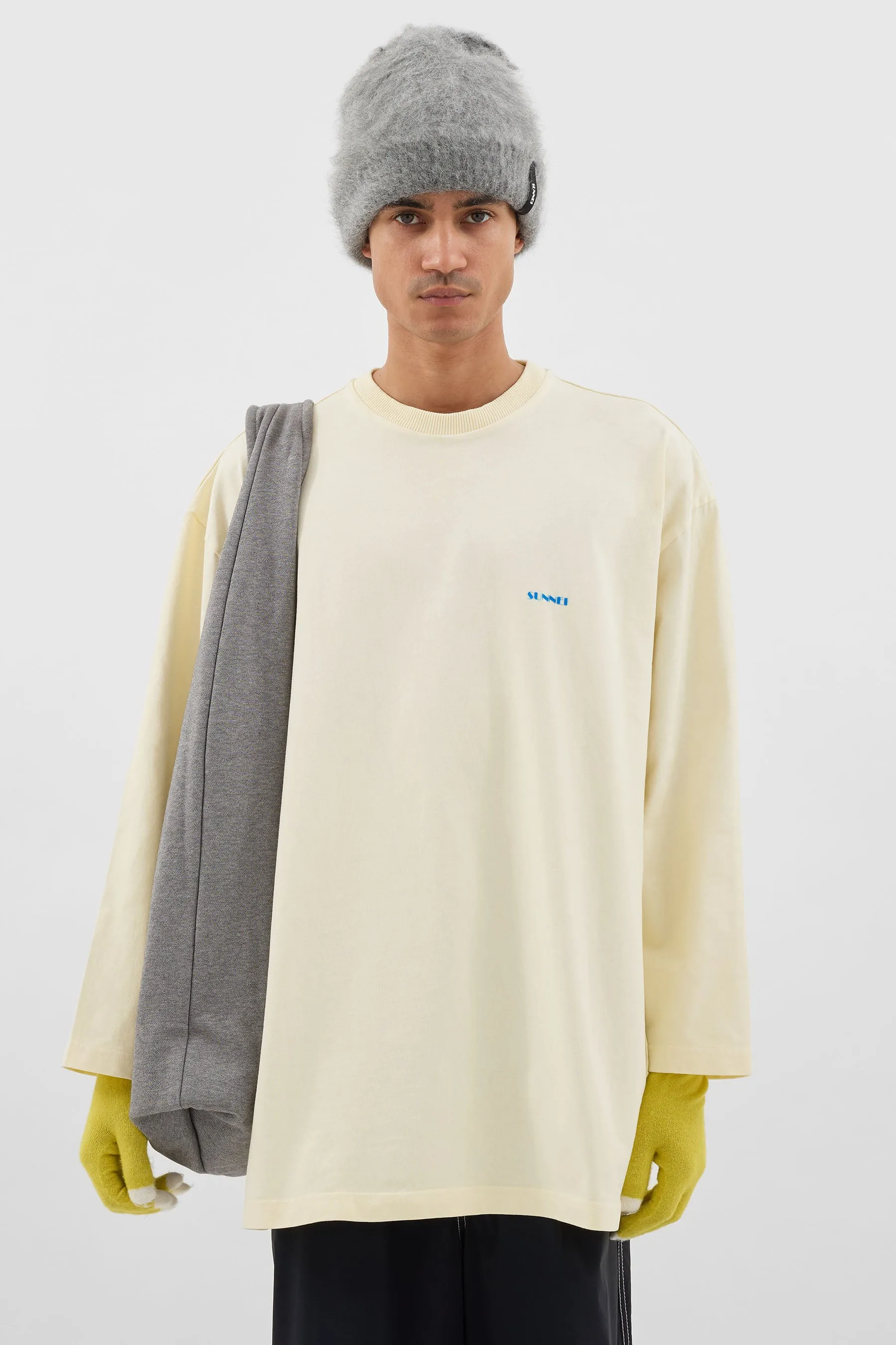 MEGA OVER LONGSLEEVE / butter sold by Sunnei product image thumbnail 2