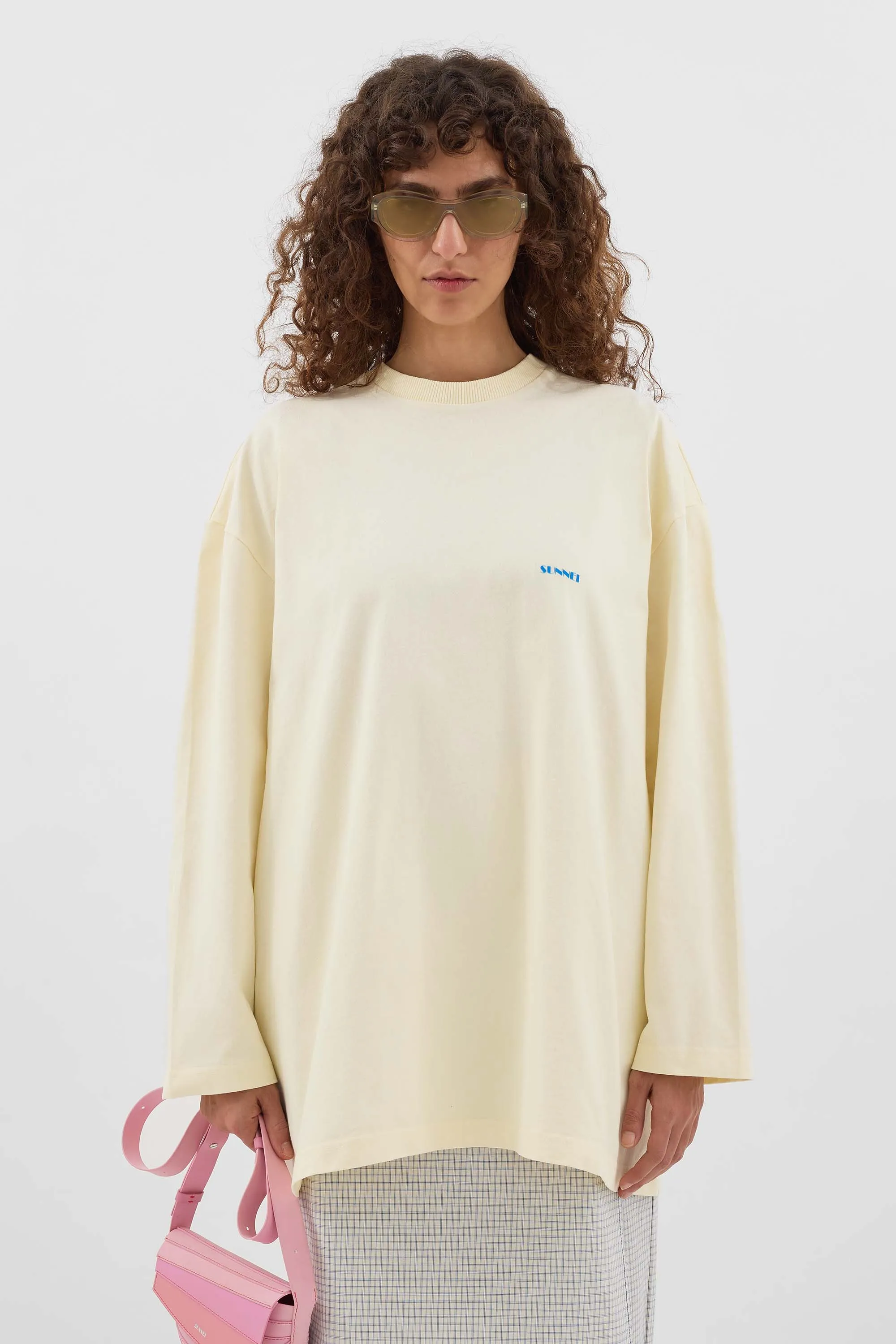MEGA OVER LONGSLEEVE / butter sold by Sunnei product image thumbnail 3