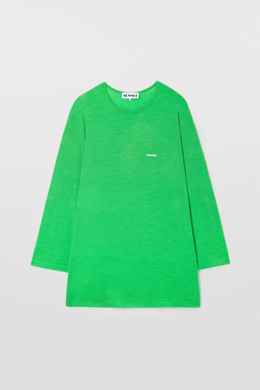 MEGA OVER LONGSLEEVE / bright green sold by Sunnei