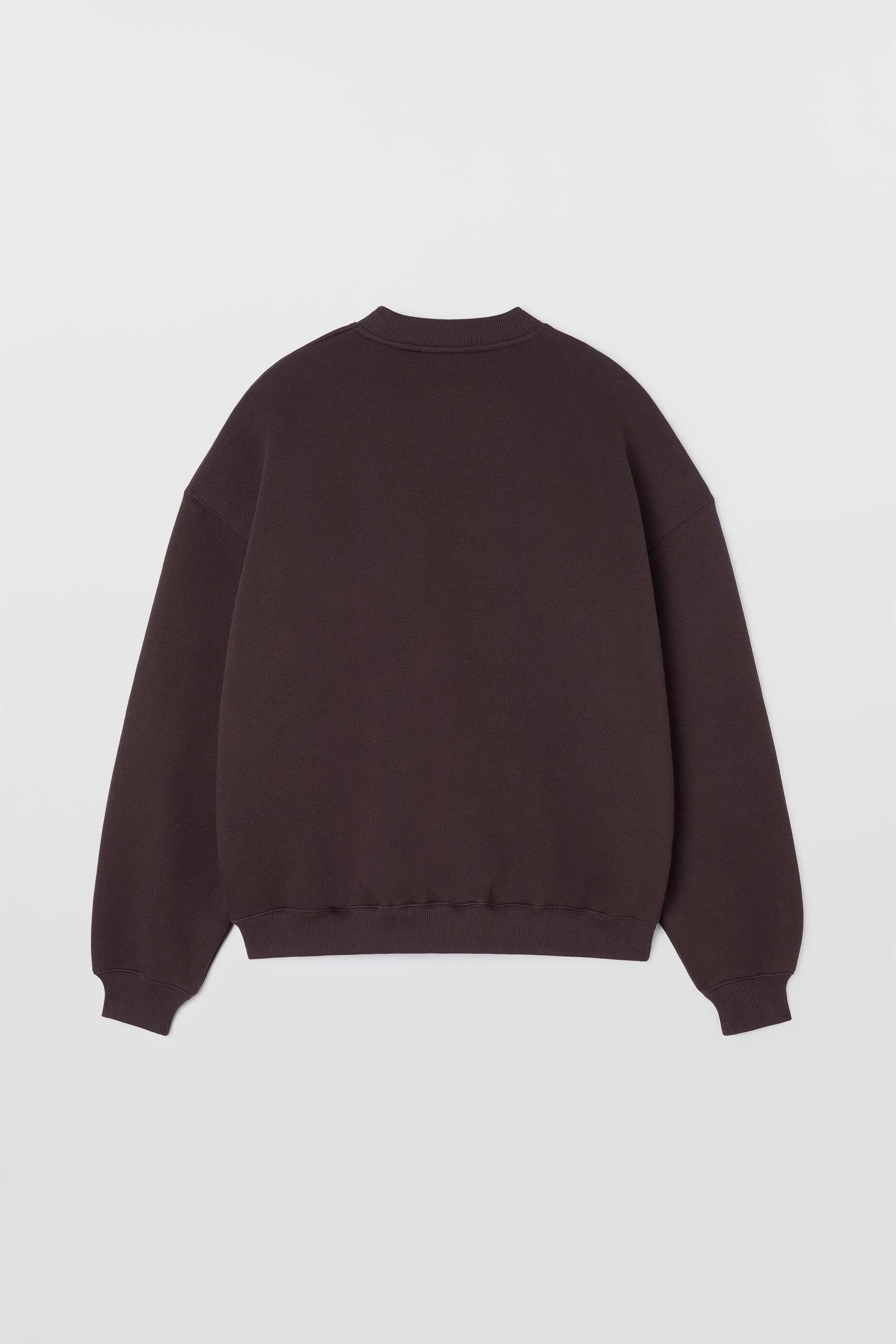 CREWNECK SWEATSHIRT / chocolate plum sold by Sunnei product image thumbnail 3
