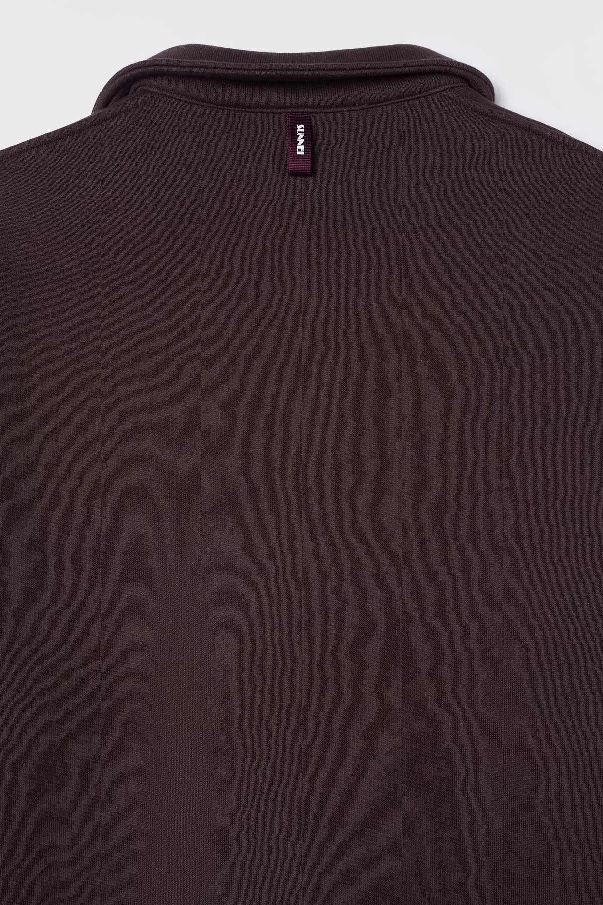 JERSEY POLO / chocolate plum sold by Sunnei product image thumbnail 2