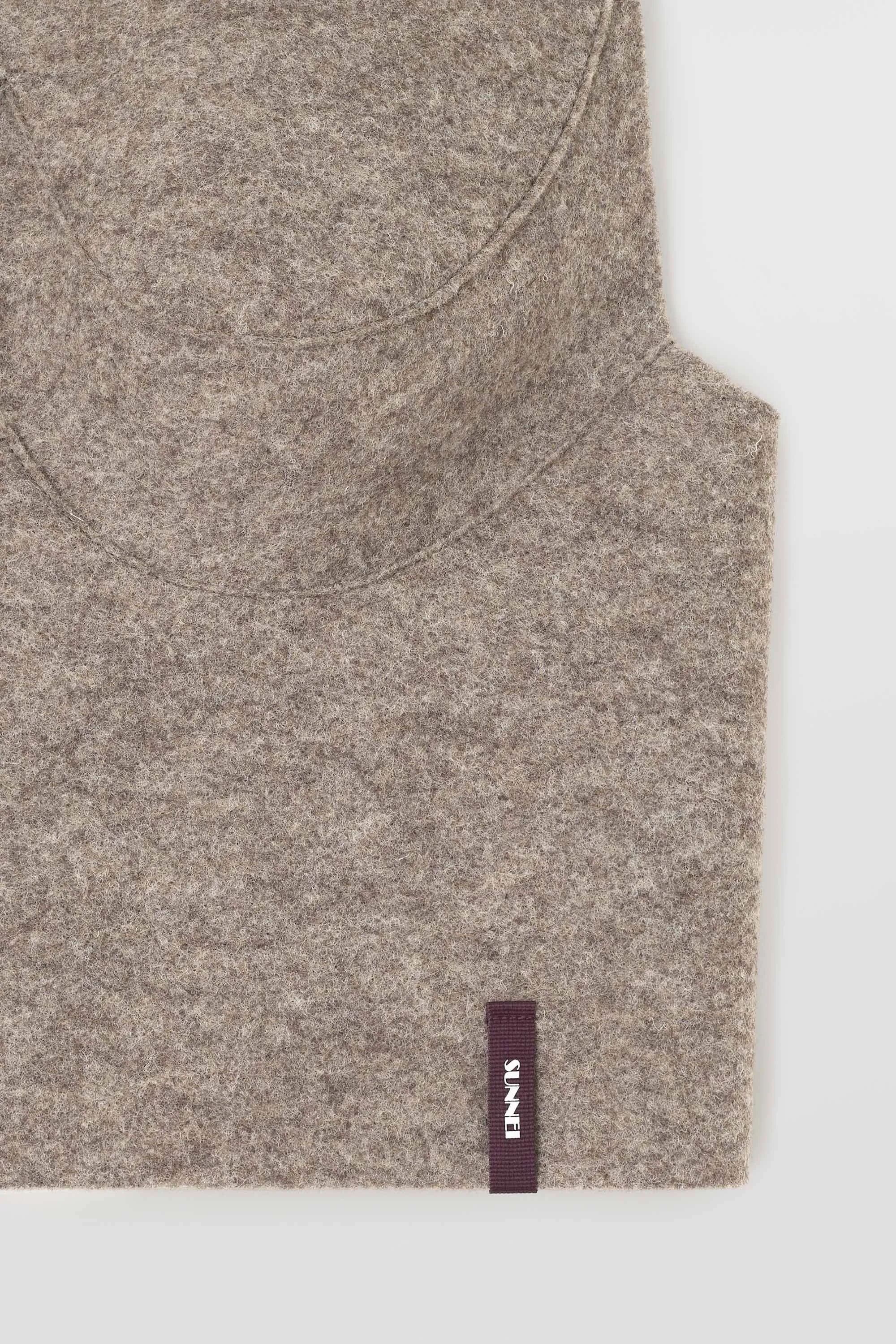 ARMATURA TOP / brown melange sold by Sunnei product image thumbnail 2