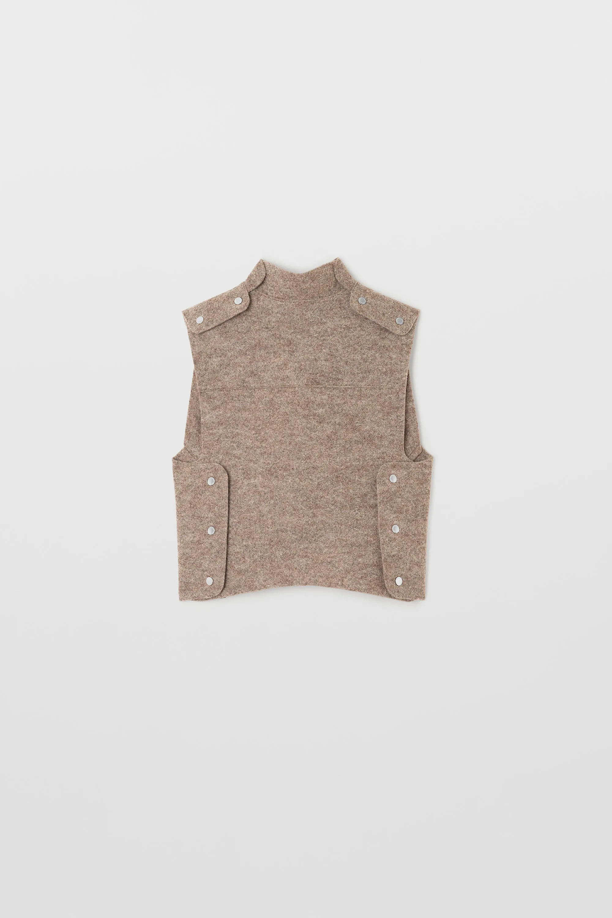 ARMATURA TOP / brown melange sold by Sunnei product image thumbnail 3