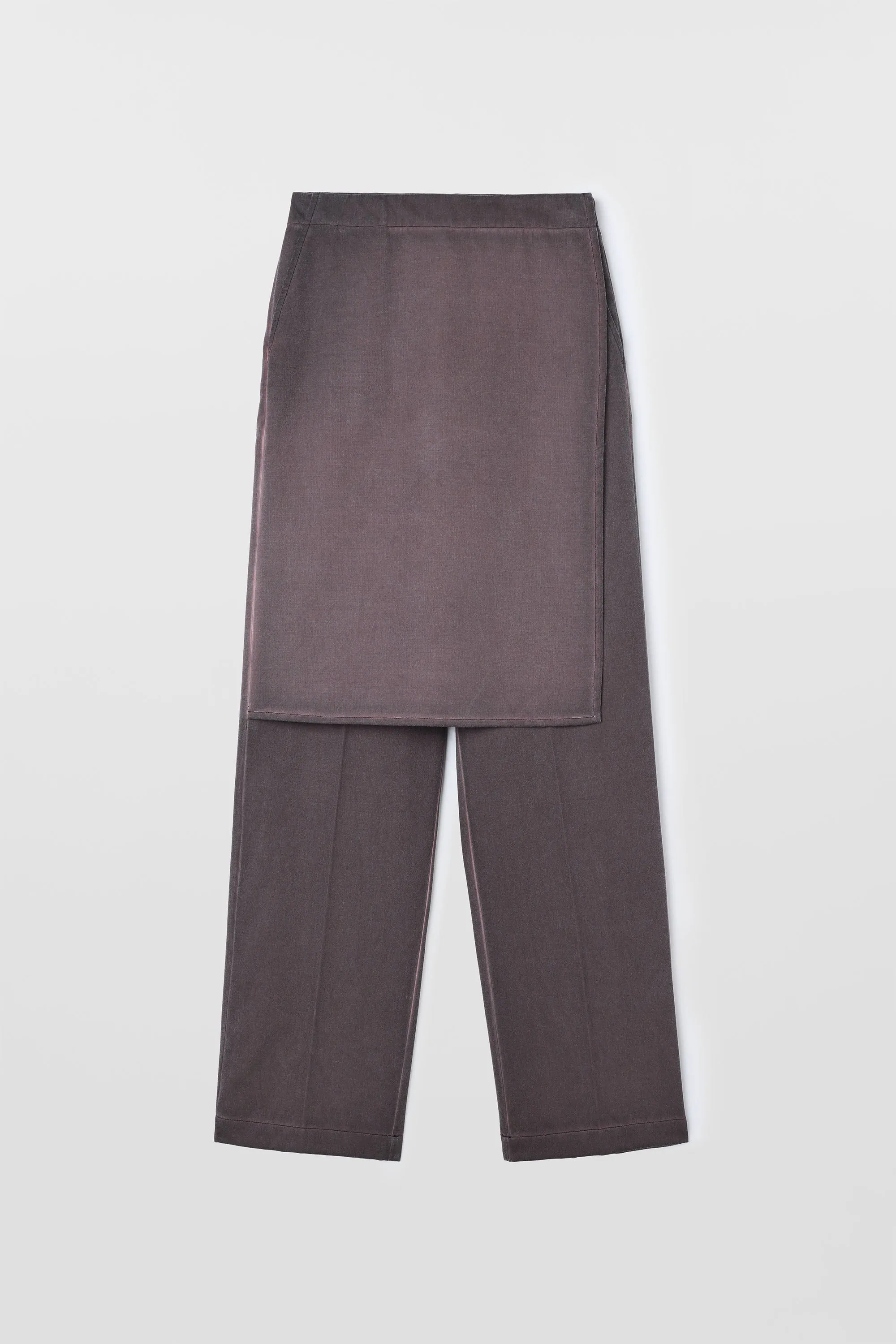 LONG PANTA SKIRT / plum sold by Sunnei