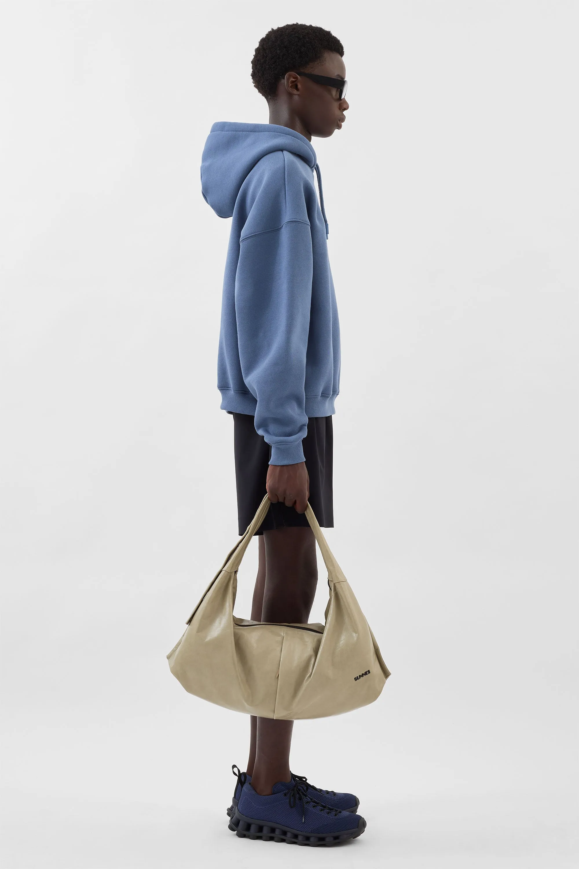 DOUBLE HOODIE / blue horizon sold by Sunnei product image thumbnail 4