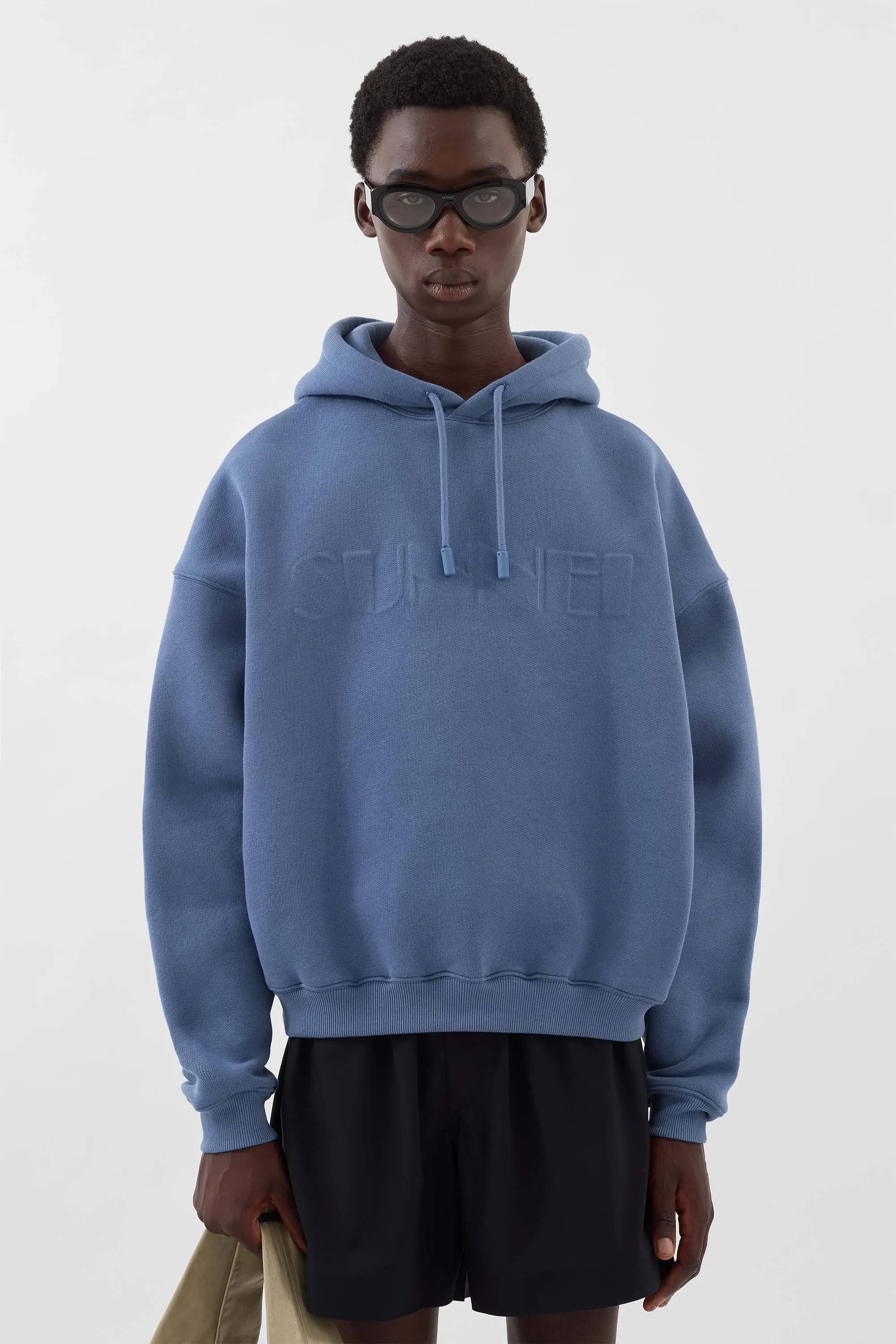 DOUBLE HOODIE / blue horizon sold by Sunnei product image thumbnail 2