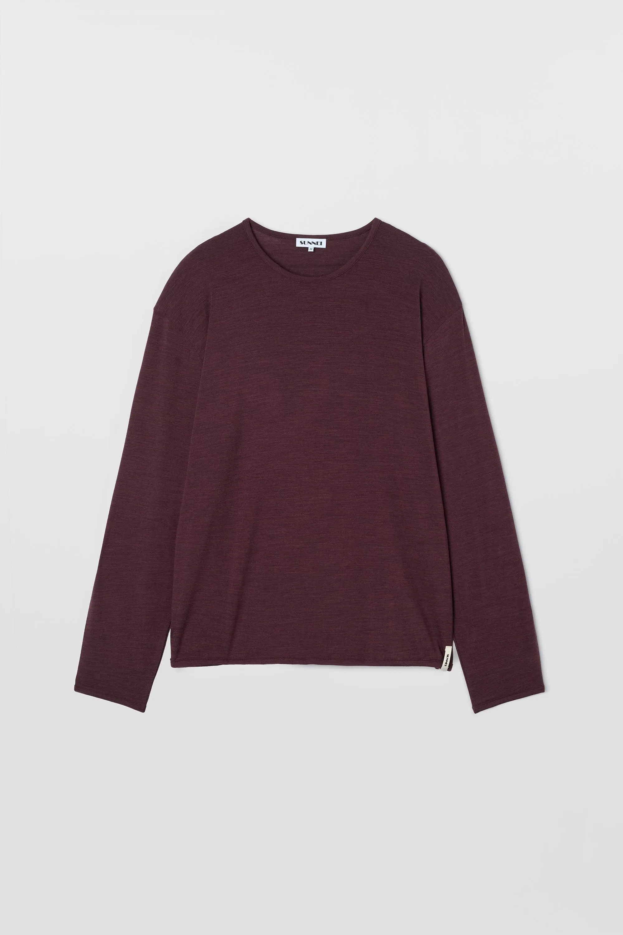 CLASSIC LONGSLEEVE / burnt aubergine sold by Sunnei