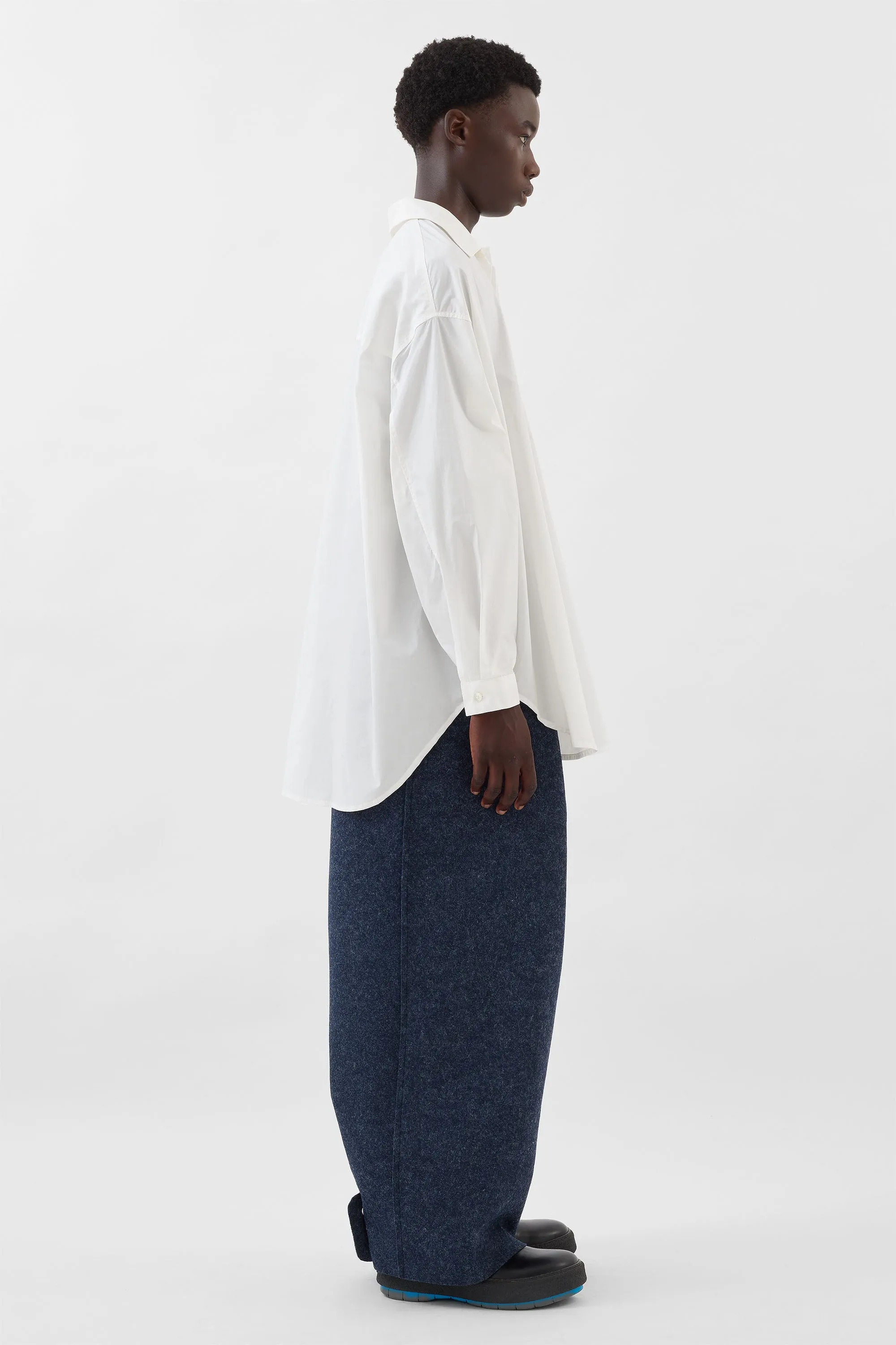 MEGA OVER SHIRT EMBROIDERY / off white sold by Sunnei product image thumbnail 4