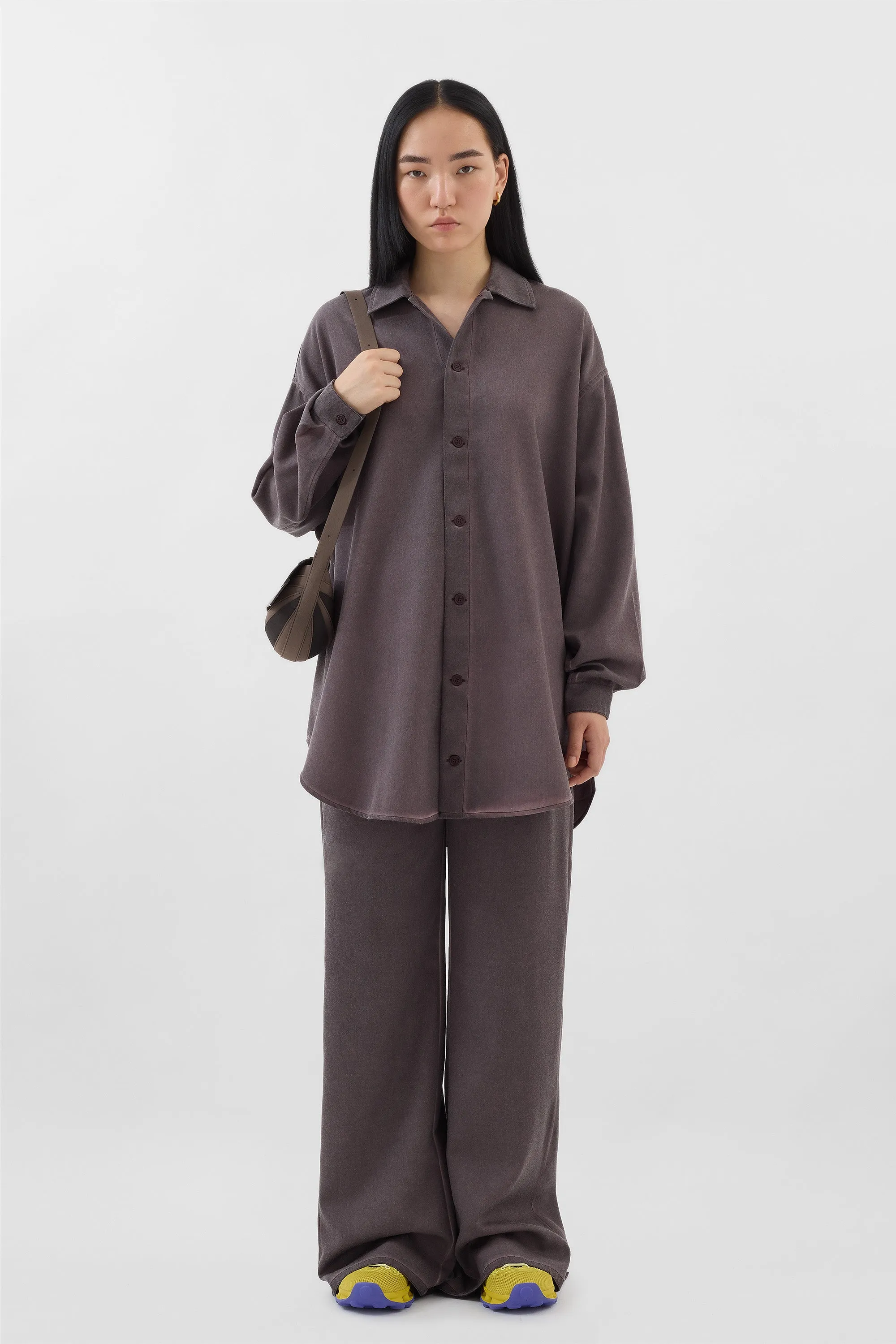 MEGA OVER SHIRT / plum sold by Sunnei product image thumbnail 5