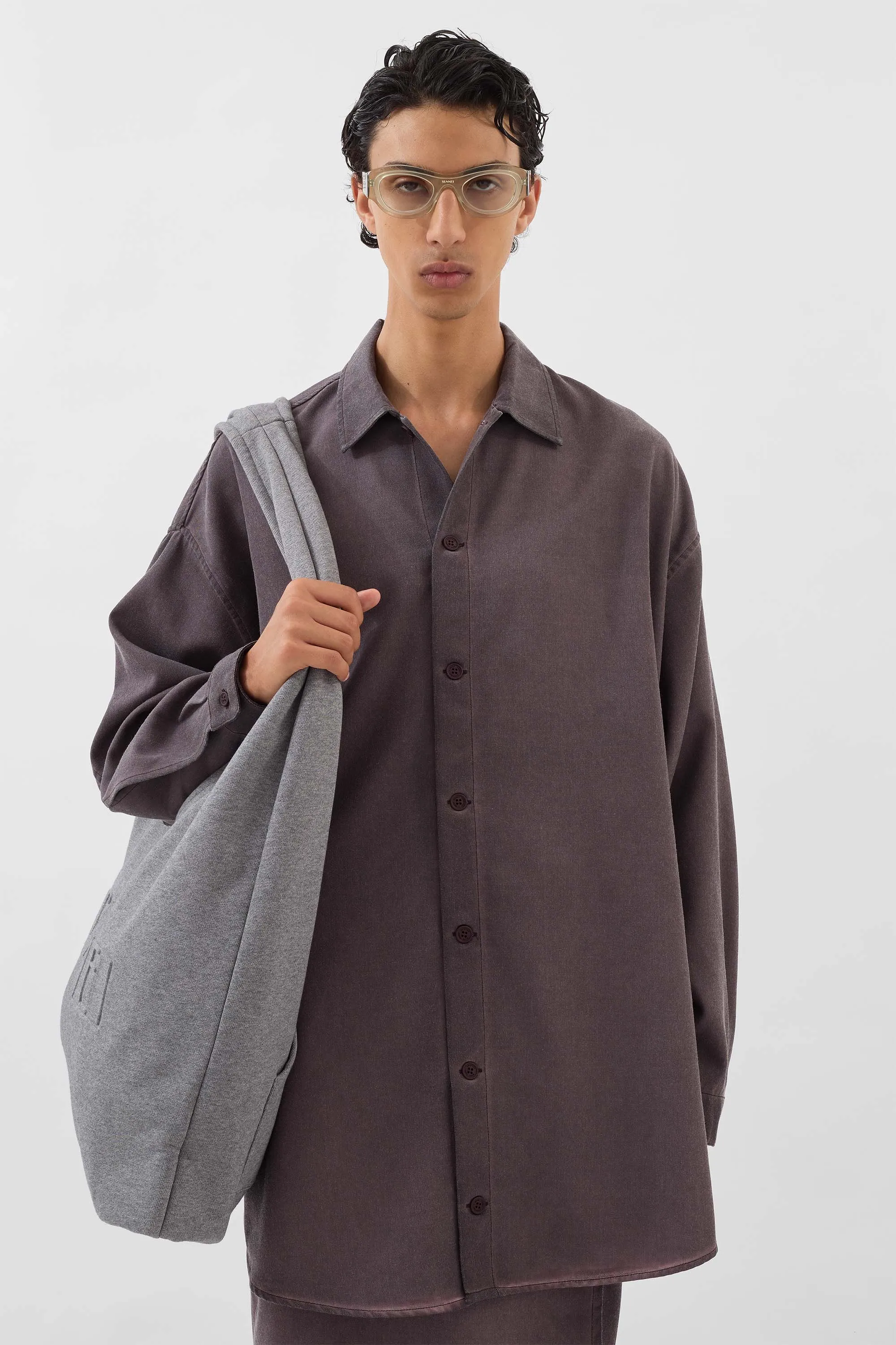MEGA OVER SHIRT / plum sold by Sunnei product image thumbnail 2