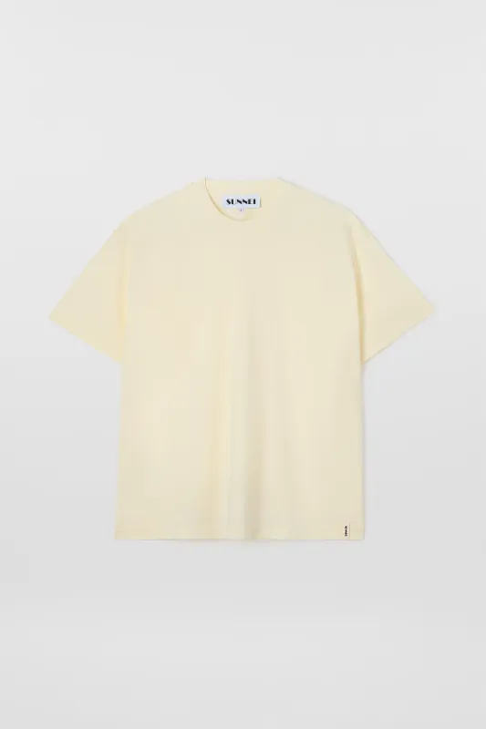 EVERYDAY CLASSIC T-SHIRT / cream sold by Sunnei