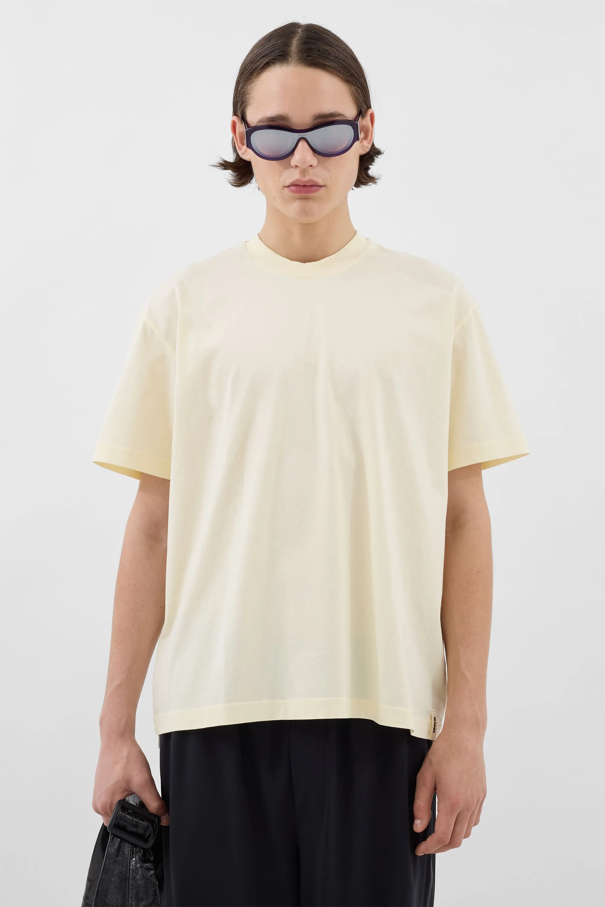 EVERYDAY CLASSIC T-SHIRT / cream sold by Sunnei product image thumbnail 3