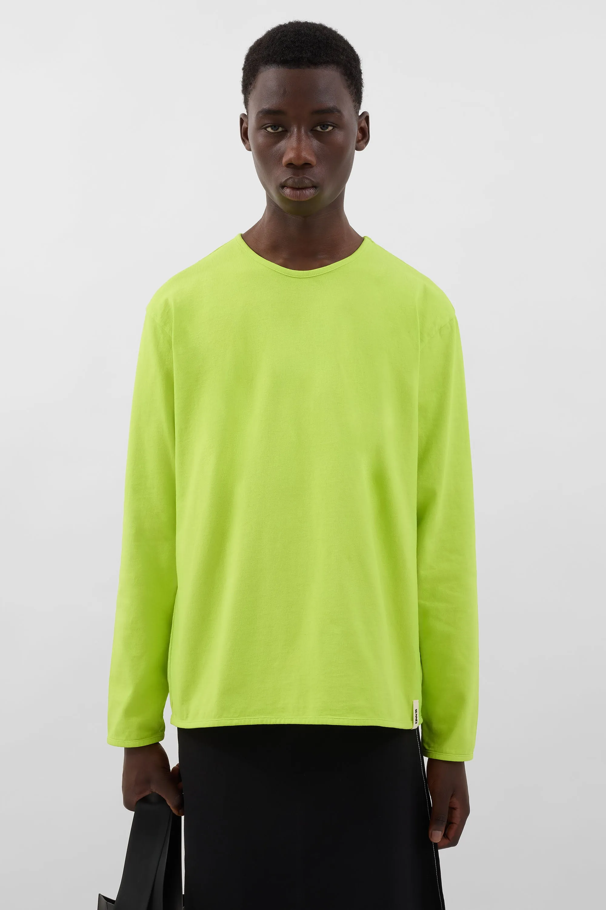 EVERYDAY CLASSIC LONGSLEEVE T-SHIRT / acid lime sold by Sunnei product image thumbnail 3