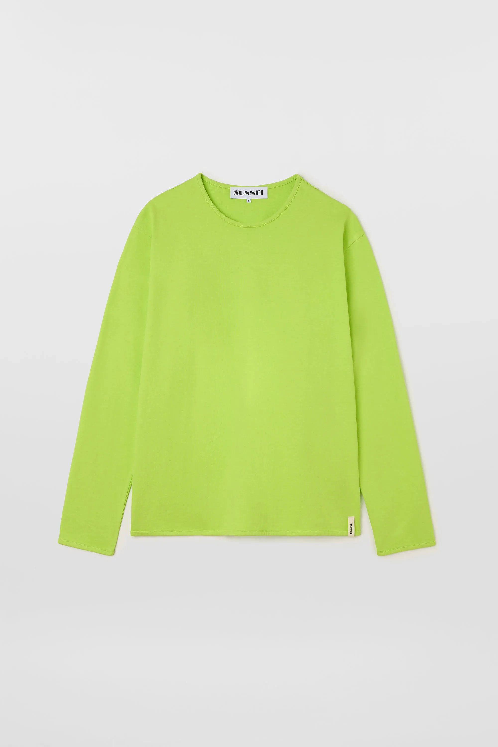 EVERYDAY CLASSIC LONGSLEEVE T-SHIRT / acid lime sold by Sunnei
