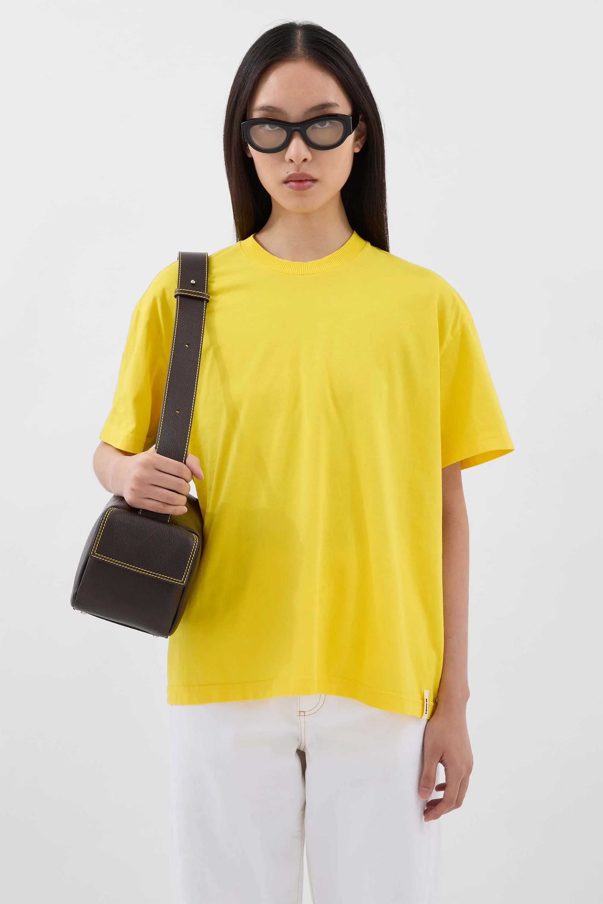 EVERYDAY CLASSIC T-SHIRT / yellow sold by Sunnei product image thumbnail 4